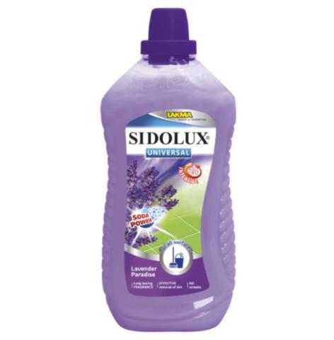 Sidolux Soda Power čistič PVC, dlažba 1l Levandulový ráj