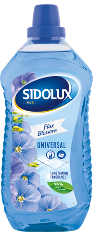 Sidolux Soda Power čistič PVC, dlažba 1l Lněný květ