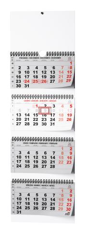 Kalendář nástěnný čtyřměsíční BNC6