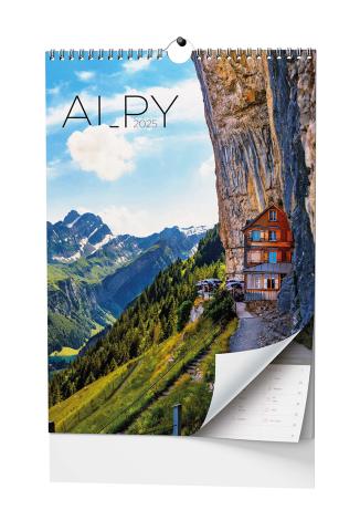Kalendář nástěnný A3 Alpy BNF8