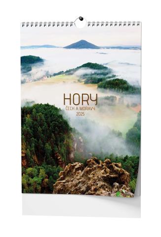 Kalendář nástěnný A3 Hory Čech a Moravy BNG5