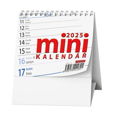 Kalendář stolní pracovní Mini BSA3