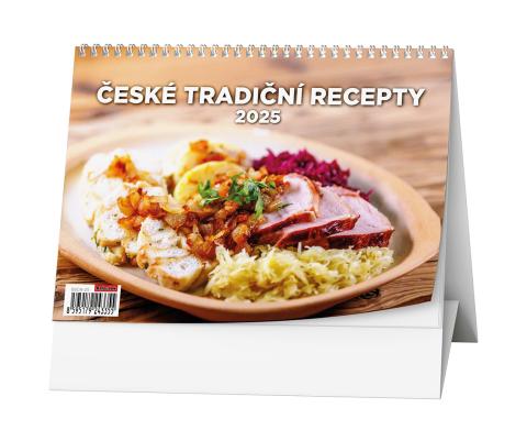 Kalendář stolní žánrový týdenní České tradiční recepty BSD8