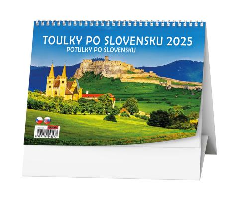 Kalendář stolní žánrový týdenní Toulky po Slovensku BSI4