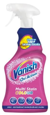 Vanish na skvrny Oxi Action růžový 500ml s rozprašovačem